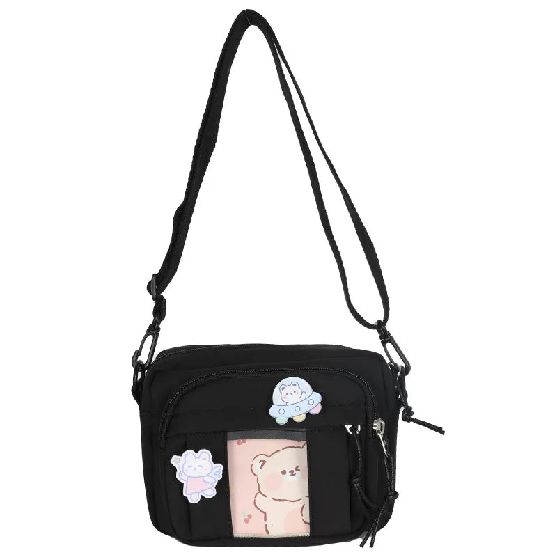 New Kawaii Bag Girls 2025 New JK Transparent Bag Small Crossbody Bag For Women Purses and Handbags Shoulder Bag Itabag Bolso - Tasawoq