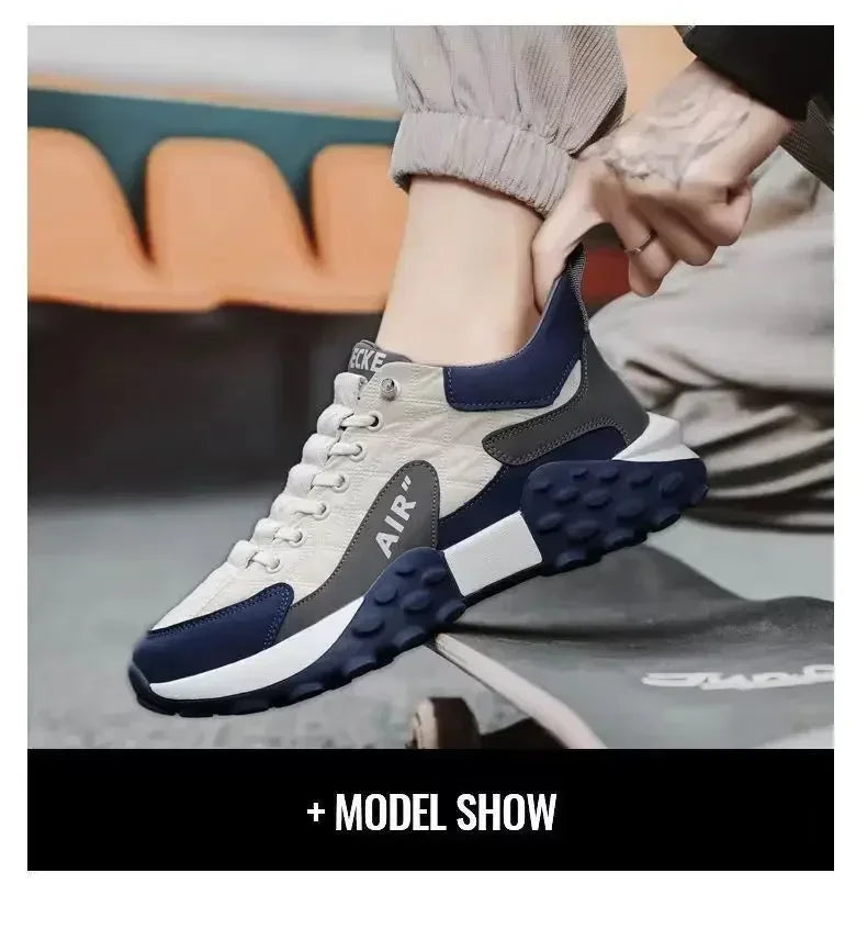 Men Shoes Platform Male Sneakers 2025 New Vulcanized Shoes for Men Casual Running Shoes Large Size 45 46 Hot Sapatos Masculinos - Tasawoq