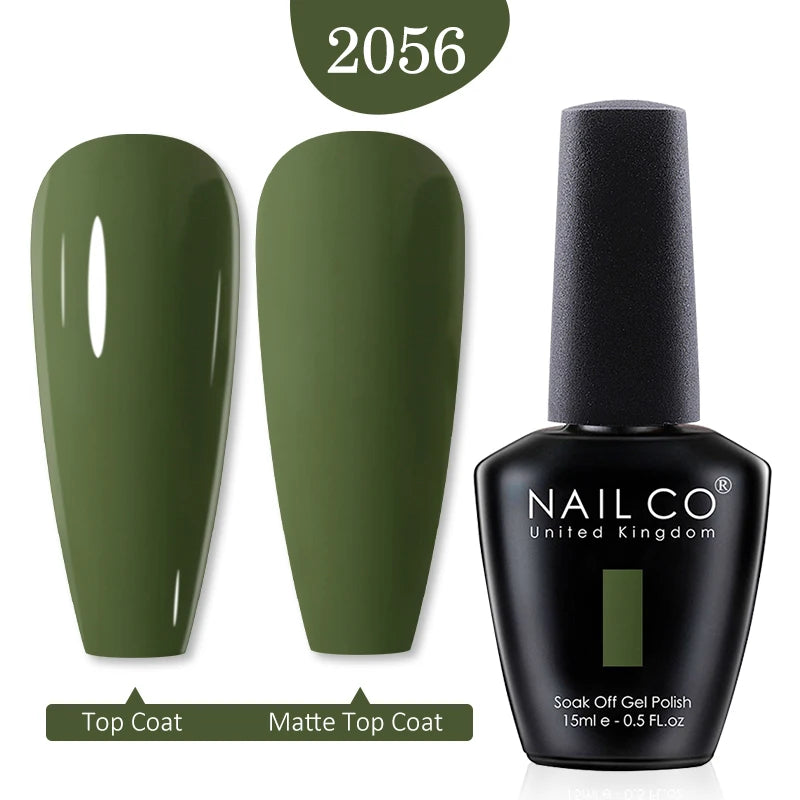 NAILCO Red Colors Series 15ML Nail Gel Polish Nail Supplies Semi Permanent For Nail Art Manicure Soak Off LED UV Hybrid Varnish - Tasawoq