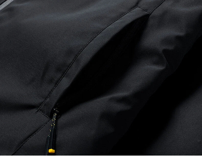 Men 2024 Winter Windproof Warm Thick Fleece Jacket Men Fashion Casual Coat Men Autumn Brand Outwear Outdoor Classic Jacket Men - Tasawoq