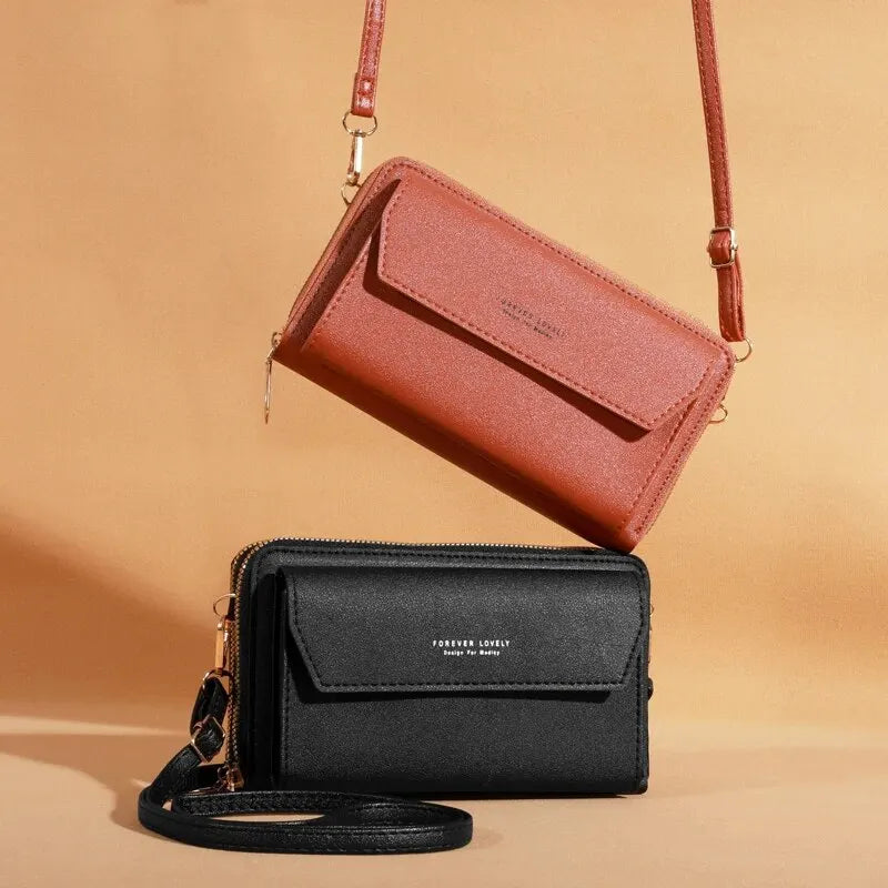 2023 New Crossbody Bag for Women Summer Small Market Simple One Shoulder Bag for Mobile Phone Double Layer Casual Small Body Bag - Tasawoq