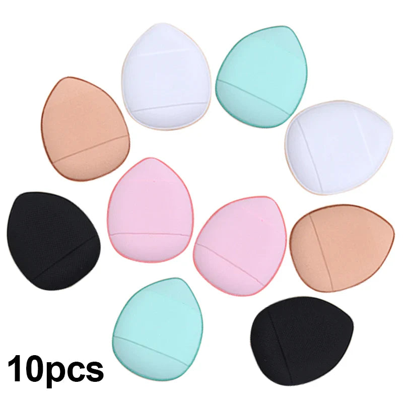 5/10Pcs Mini Finger Puff Foundation Small Air Cushion Powder Sponge Face Concealer BB Cream Cosmetic Applicator Makeup Tools - Tasawoq