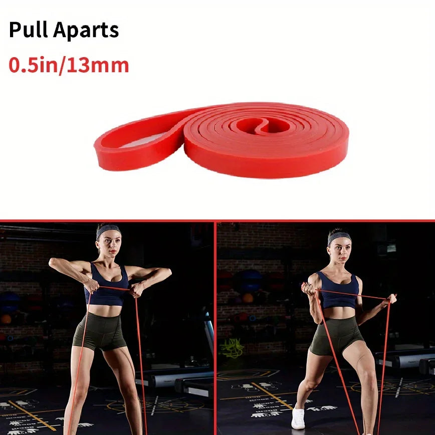 Resistance Bands Exercise Elastic Workout Ruber Loop Strength Rubber Band Gym Fitness Equipment Training Expander Unisex - Tasawoq