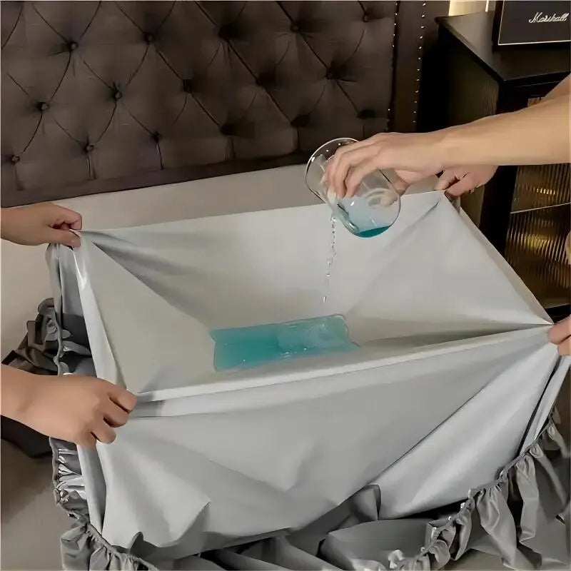 Safe Waterproof Mattress Protector, Soft Comfortable Breathable Solid Color Bedding Mattress Cover Fitted, Machine Washable - Tasawoq