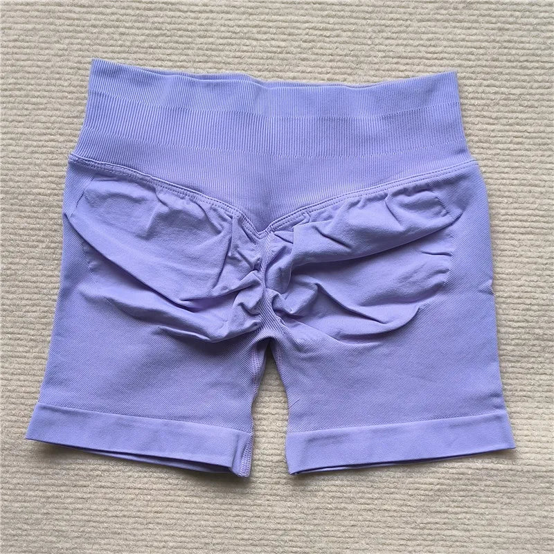 Gym Impact Running Shorts Scrunch Butt Shorts Women Biker Cycling Shorts Seamless Leggings Sexy Athletic Yoga Shorts - Tasawoq