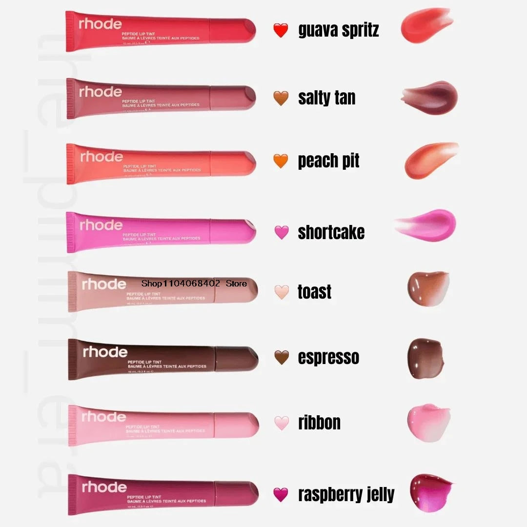 RHODE Makeup Cheek Blush Cream Blusher Stick Lip Gloss Phone Case For iPhone New Toast SALTY TAN Raspberry Espresso Lipstick INS - Tasawoq