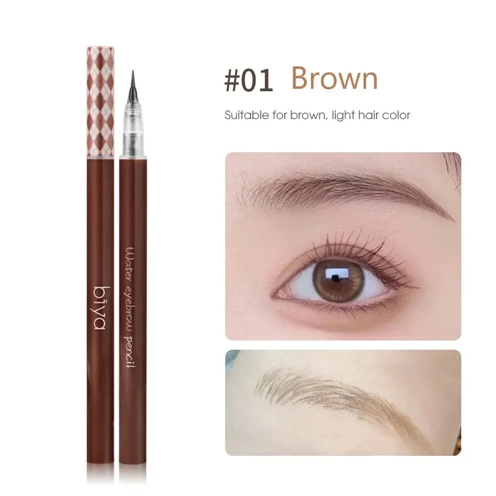 Ultra-fine Eyebrow Pencil Outline Shadow Lying Silkworm Eyeliner Waterproof Non-smudge Lasting Colorfast Liquid Eyebrow Pencil - Tasawoq