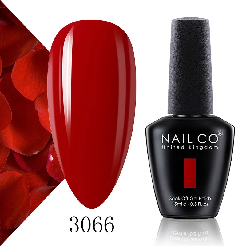 NAILCO 15ml Fresh Series Gel Nail Polish Design UV&LED Nail Gel Spring Summer Color Vernis Nail Art Glitter All For Manicure Set - Tasawoq