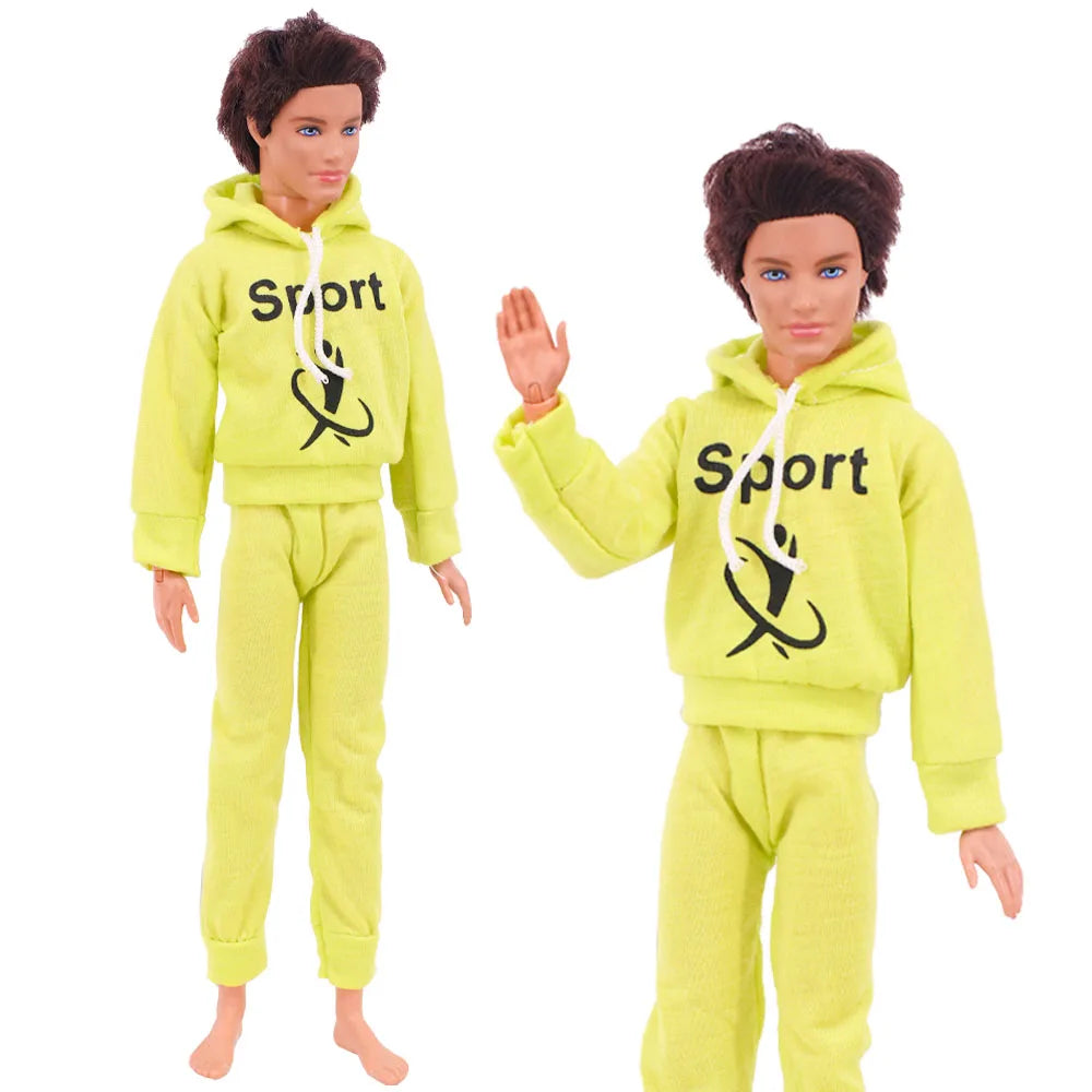 25 Style Ken 11.5inch Doll Clothes Sportswear Prince's Daily Clothing Overcoat for Babi 30 Cm Ken Boy Clothes,Birthday Present - Tasawoq
