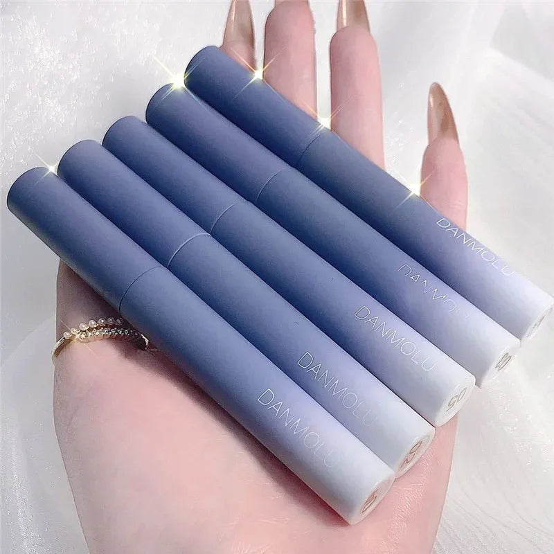 Lipstick Set 5 Colors Matte Long Lasting Waterproof Non-Stick Cup Lip Glaze Not Easy To Fade Red Lips Lip Tint Cosmetic Makeup - Tasawoq