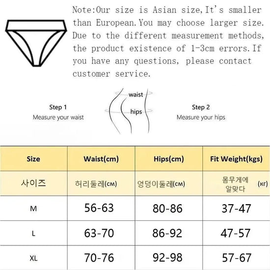 4 pieces of women's underwear with a nude feel, no trace, antibacterial crotch, comfortable and hip-hugging style for girls - Tasawoq