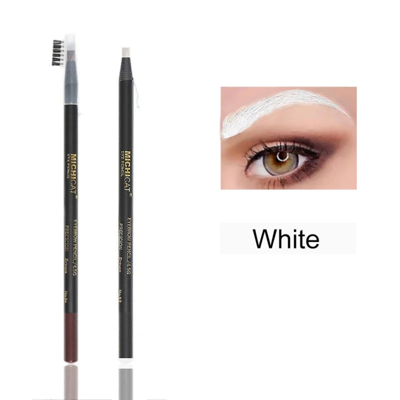 1PC Eyebrow Pencil Waterproof Microblading Eyebrow Pen Tint Tattoo Eyebrows Makeup 6 Colors Natural Long Lasting Eye Brow Pencil - Tasawoq