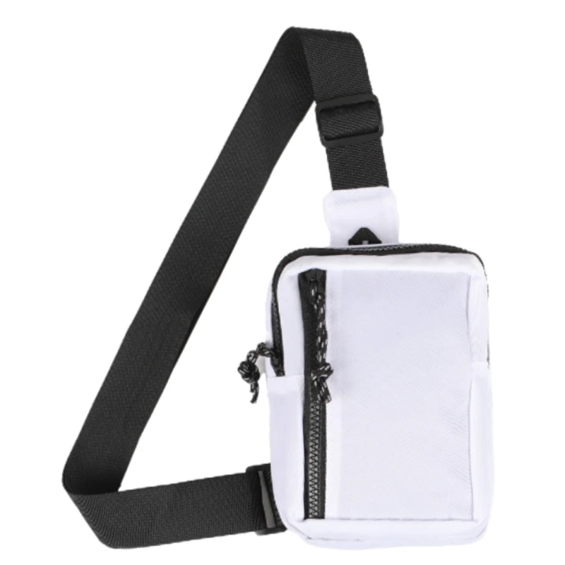 Casual single-shoulder crossbody mini chest bag for men and women, perfect for carrying a phone while running, jogging, or worki - Tasawoq