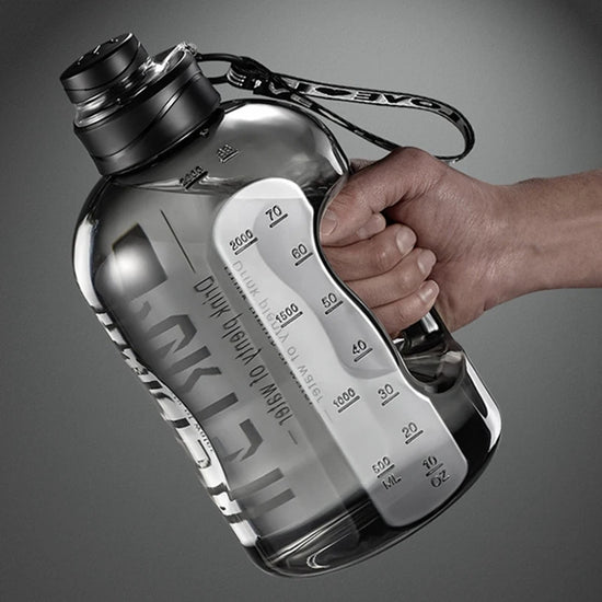 1.7L/2.7L Sports Water Bottle Gym Cycling Cup Portable Large Capacity Water Bottle For Fitness Camping Men Water Kettle - Tasawoq