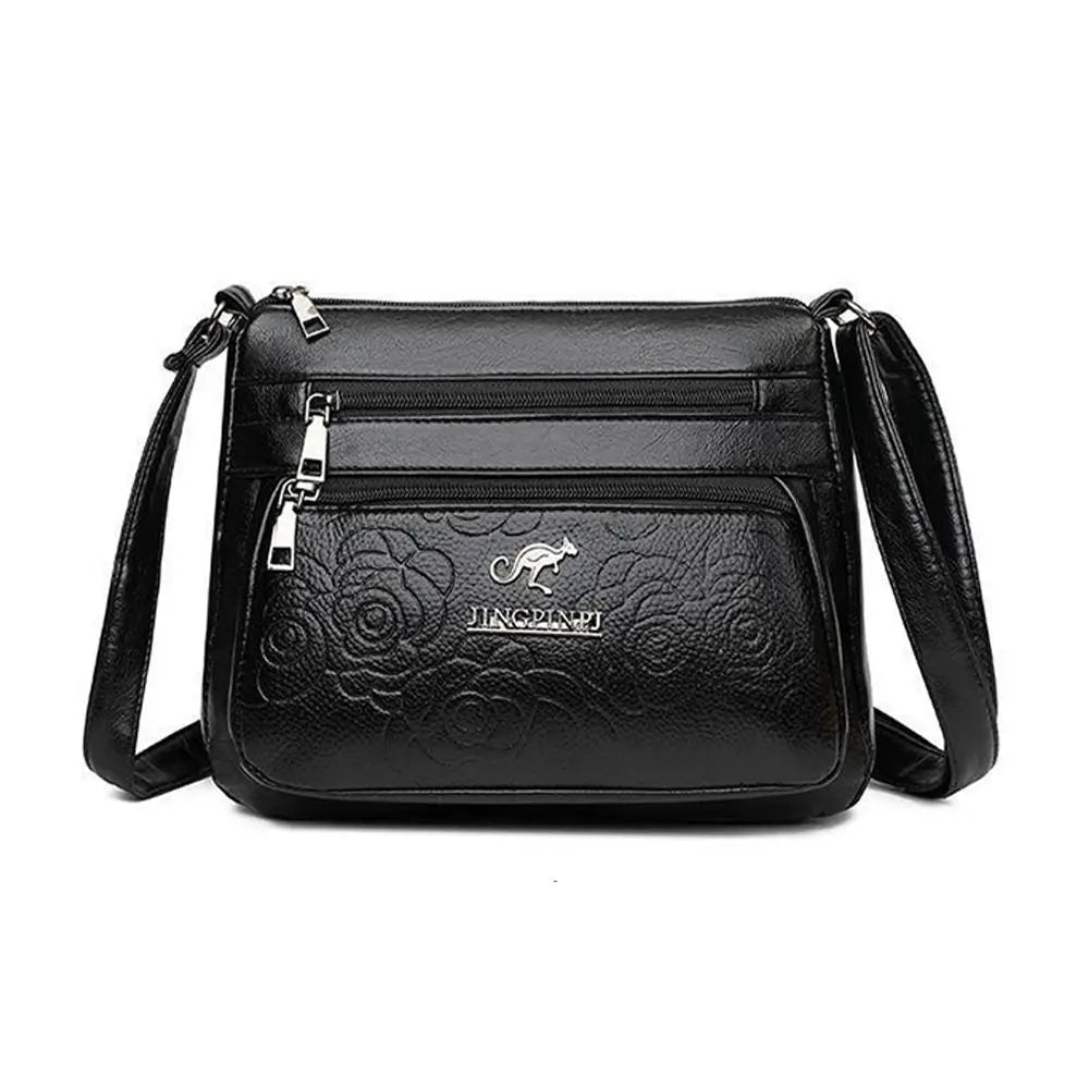Women's Bag Middle-aged Bag Mother's Bag Fashion Multi-layer Large Capacity Single Shoulder Mother-in-law Buy Vegetable Bag - Tasawoq