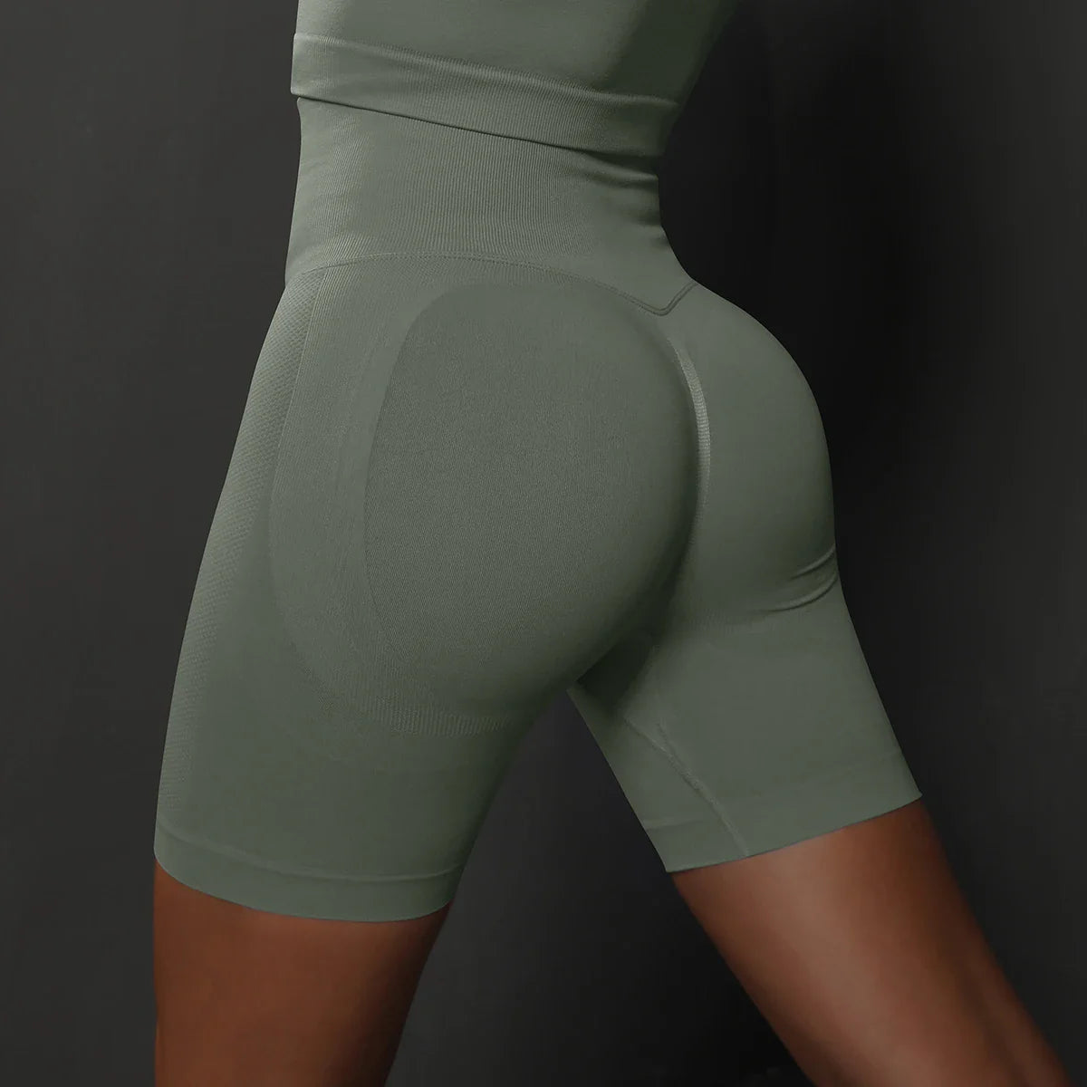 Seamless Shorts for Women Yoga Shorts Push Up Booty Workout Gym Shorts Fitness High Waist Sports Short Women Clothing - Tasawoq