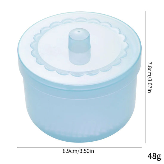 Nail Drill Bits Disinfection Box Double Layer Filtration Cleaning Box Manicure Storage Case Nail Brush Cleaning Container - Tasawoq