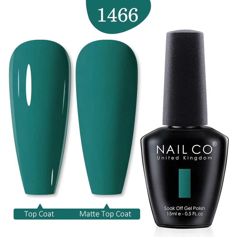 NAILCO Red Colors Series 15ML Nail Gel Polish Nail Supplies Semi Permanent For Nail Art Manicure Soak Off LED UV Hybrid Varnish - Tasawoq
