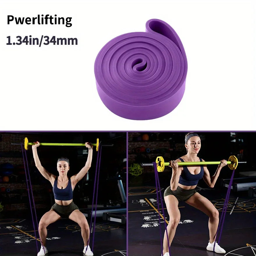 Resistance Bands Exercise Elastic Workout Ruber Loop Strength Rubber Band Gym Fitness Equipment Training Expander Unisex - Tasawoq