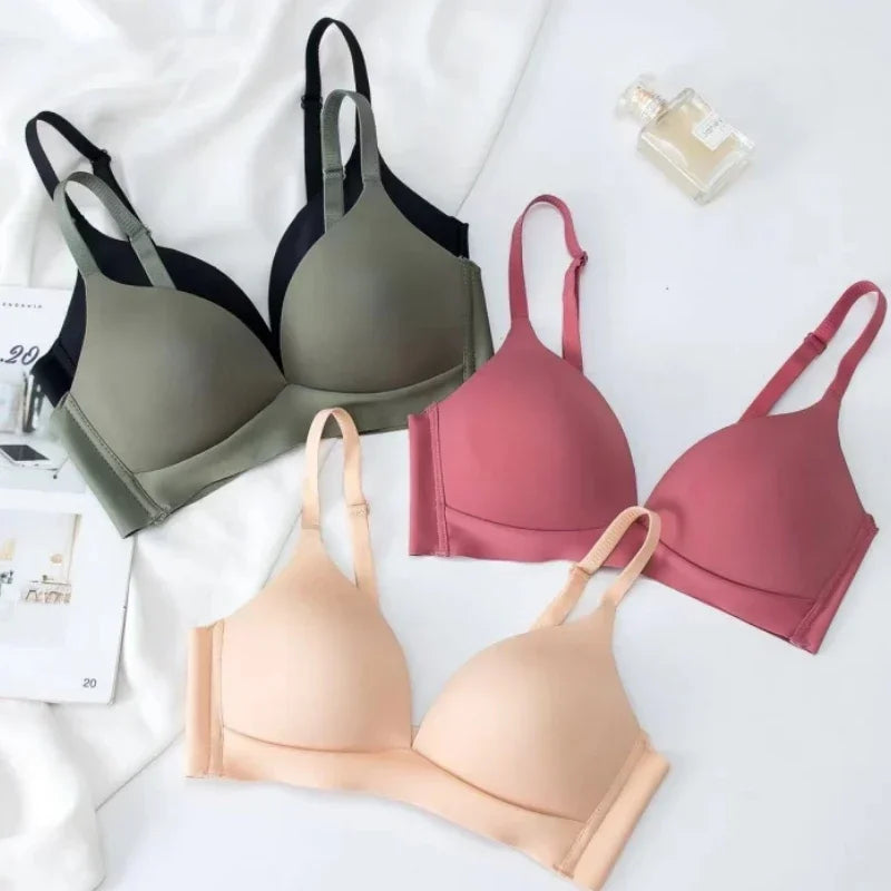 FallSweet Women Push Up Bra Girls Seamless Bras Japanese Style Wireless Underwear No Steel Ring Bralette Sexy Female Lingerie - Tasawoq
