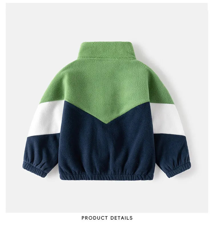 Children's Clothing Autumn Winter Fleece Thicken Warm Outwear Cute Cardigan Jackets Coats for Kids Coats Jackets for Boys - Tasawoq