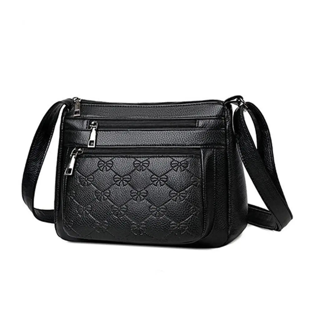 Women's Bag Middle-aged Bag Mother's Bag Fashion Multi-layer Large Capacity Single Shoulder Mother-in-law Buy Vegetable Bag - Tasawoq