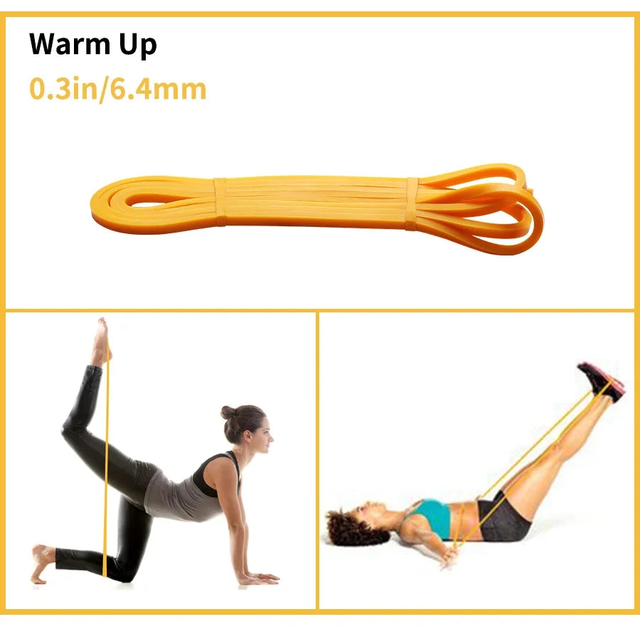 Resistance Bands Exercise Elastic Workout Ruber Loop Strength Rubber Band Gym Fitness Equipment Training Expander Unisex - Tasawoq