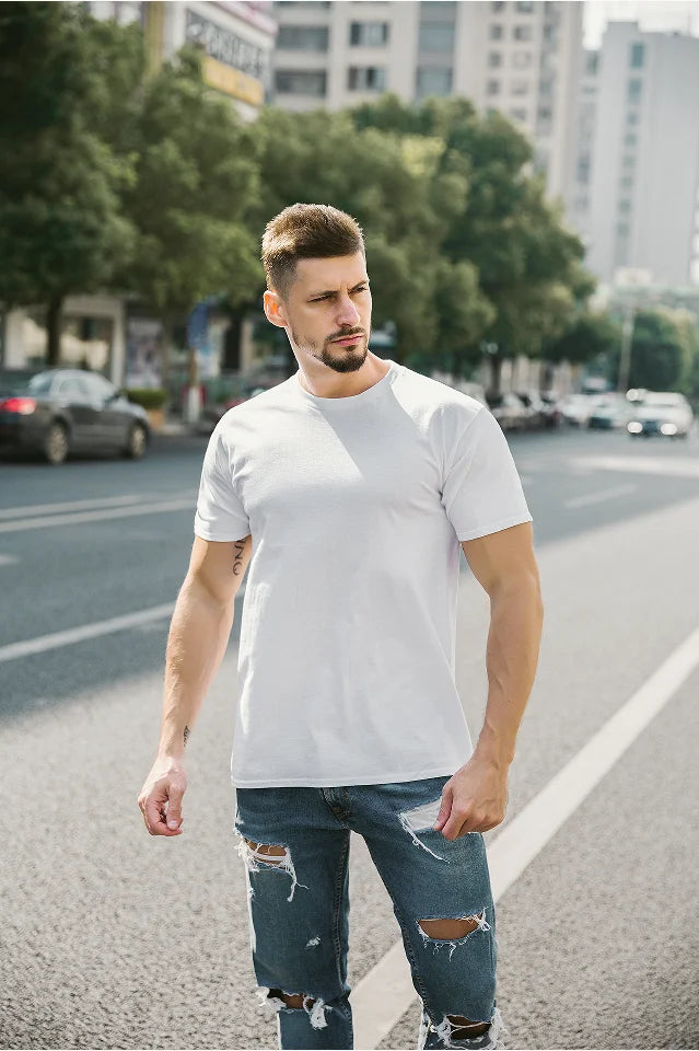 Custom T shirt Women Men Customised Printed 100% Cotton Short Sleeve Your Logo Photo Brand Text Tee Personalize Graphic Clothing - Tasawoq