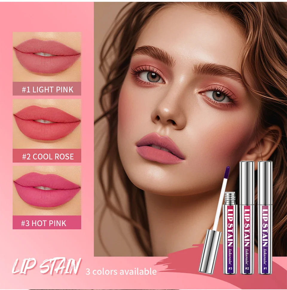 Long Lasting Lip Inks Korean Matte Lip Tint Peel Off Matte Tick for Lips Stick Free Shipping Liquid Lipstick Waterproof Makeup - Tasawoq