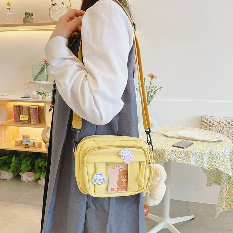 New Kawaii Bag Girls 2025 New JK Transparent Bag Small Crossbody Bag For Women Purses and Handbags Shoulder Bag Itabag Bolso - Tasawoq