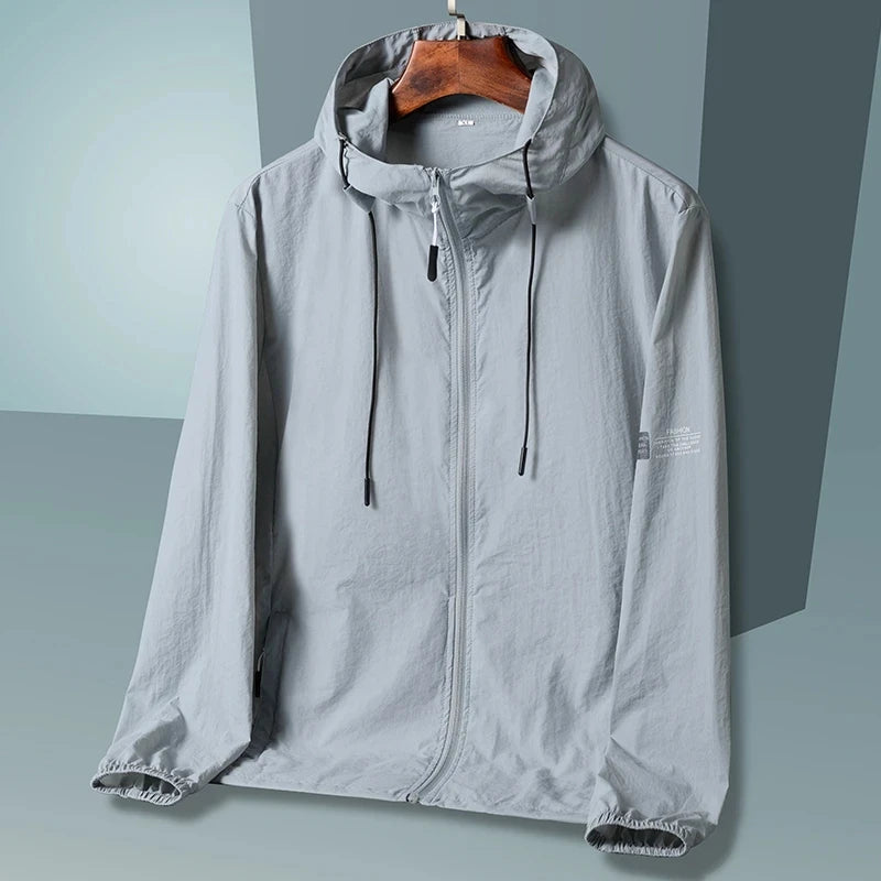 2025 Summer Hooded Jacket Men Women Sun Protection Clothing Fishing Hunting Clothes Quick Dry Skin Windbreaker - Tasawoq