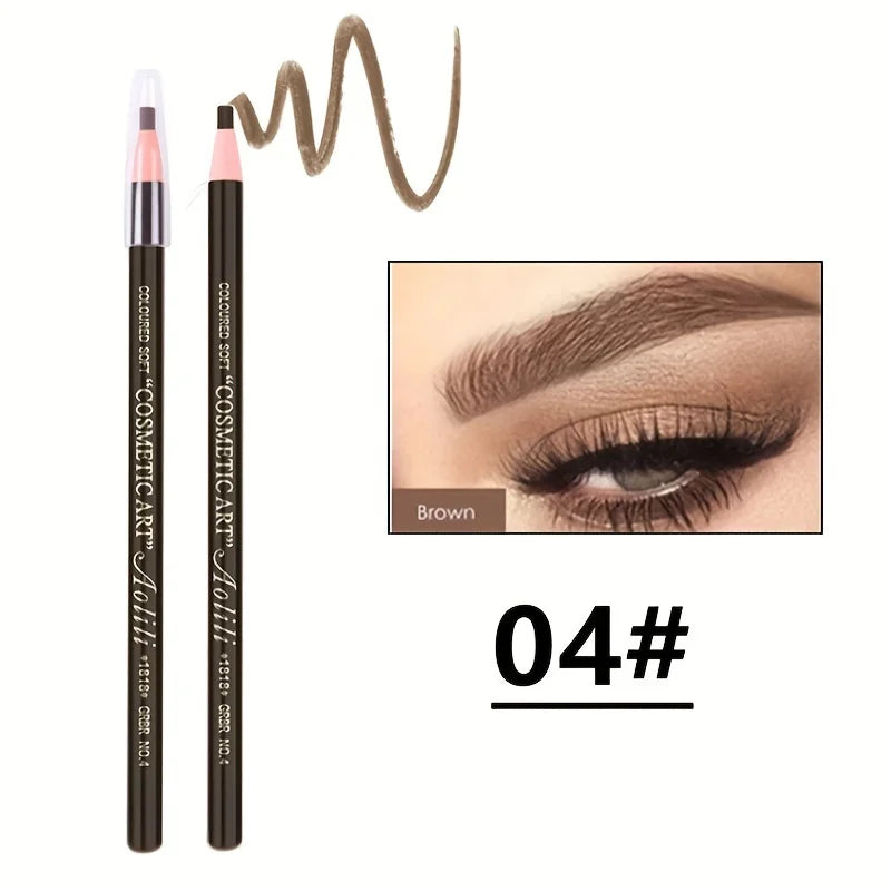Tear Off Pull Line Eyebrow Pencil, Not Sharpen Need Eyebrow Pencil, Natural Color Rendering, Sweat Proof And Smudge Proof Eyebro - Tasawoq