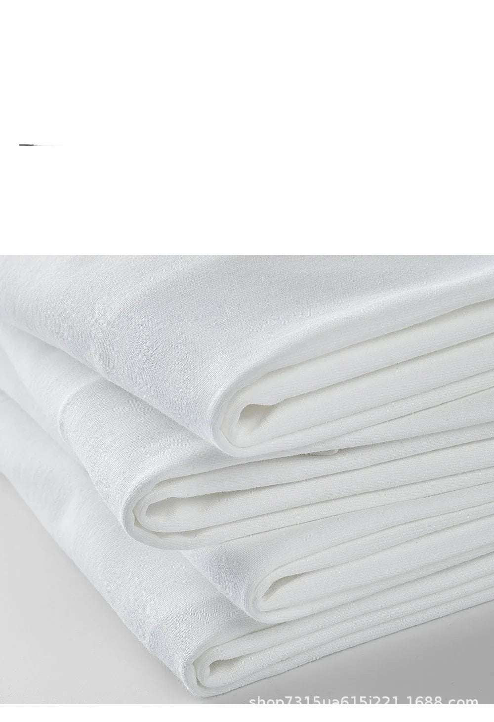 Beige 300g Heavyweight Cotton Short Sleeved T-shirt Summer Round Neck Loose and Base Shirt for Men Women Basic Tee - Tasawoq