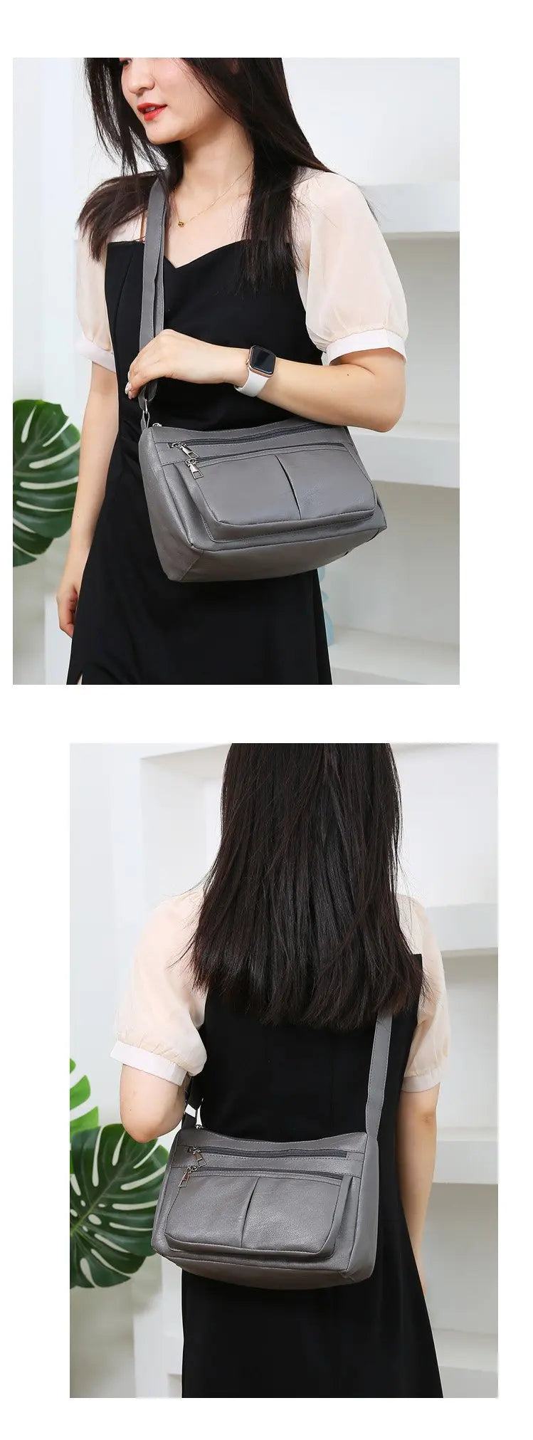 Women's Bag 2025 Trend Korean Handbags Designer Luxury Brand Ladies Shoulder Bags Soft Leather Fashion Versatile Crossbody Bag - Tasawoq