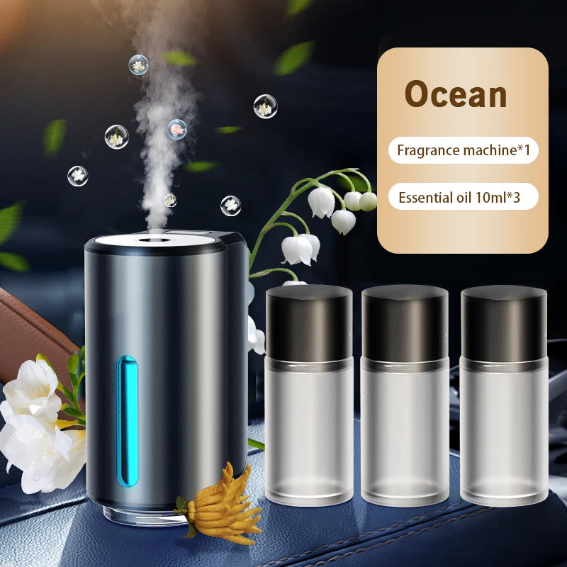 Car Aroma Diffuser Smart Car Air Fresheners Electric Vent Aromatherapy Diffuser Automatic Deodorizer Auto Interior Accessories