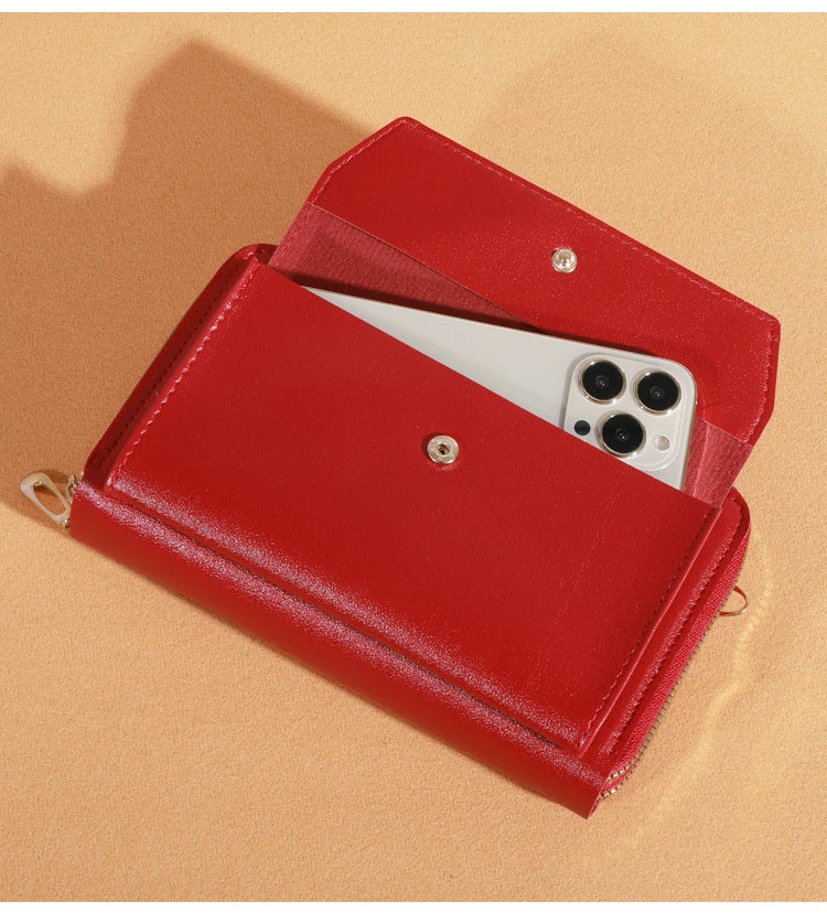 2023 New Crossbody Bag for Women Summer Small Market Simple One Shoulder Bag for Mobile Phone Double Layer Casual Small Body Bag - Tasawoq