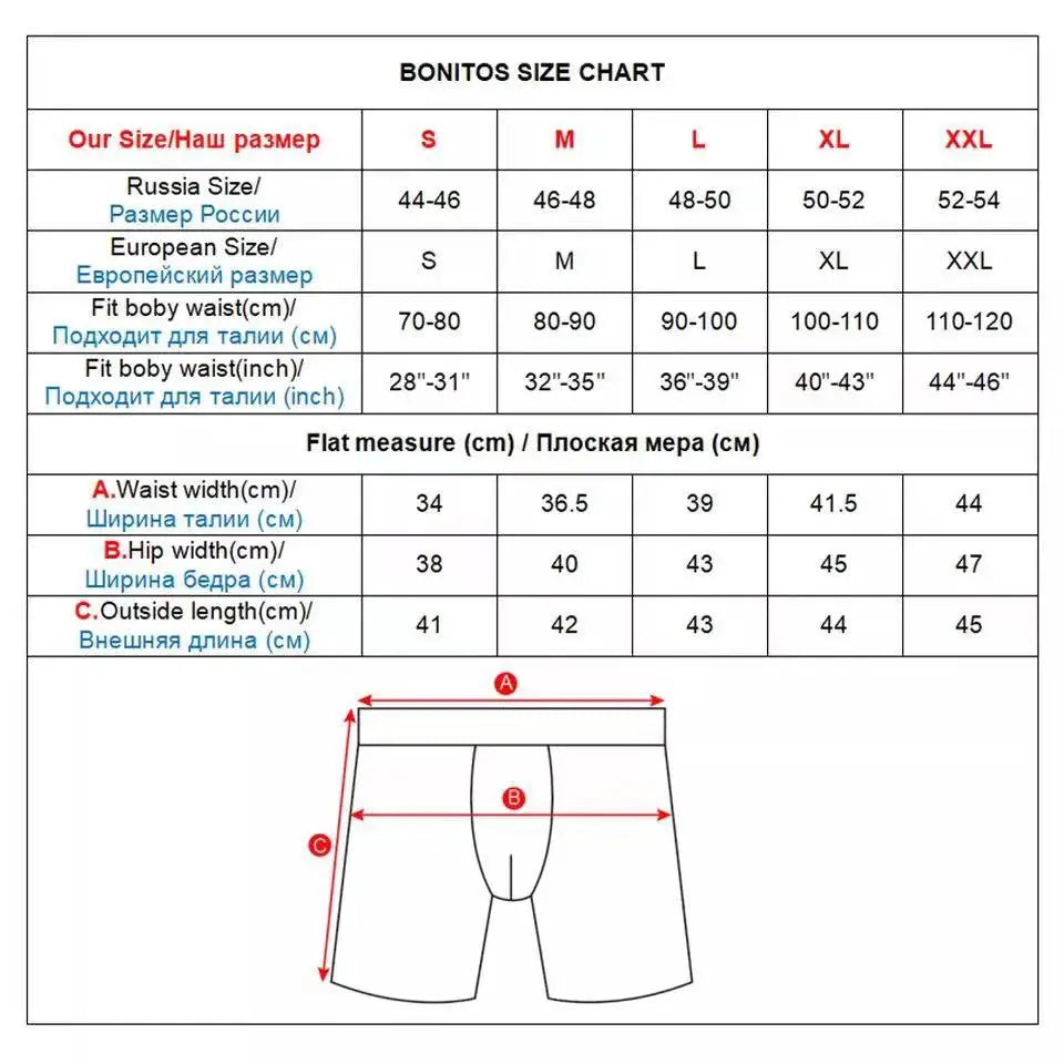 4pcs long boxers for men underwear plus size Men's panties sexy long leg underpants cotton Mens boxer shorts fashion male Trunk - Tasawoq
