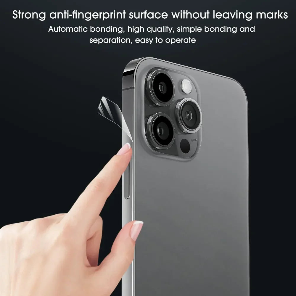 16PM Side Hydrogel Film For iPhone 16 16E 15 Pro Max 16Plus 14 Plus 13 12 ProMax Frame Protective Border Frame Screen Protector - Tasawoq