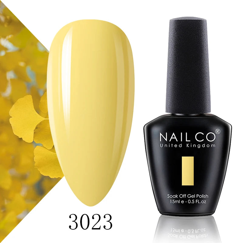 NAILCO 15ml Fresh Series Gel Nail Polish Design UV&LED Nail Gel Spring Summer Color Vernis Nail Art Glitter All For Manicure Set - Tasawoq