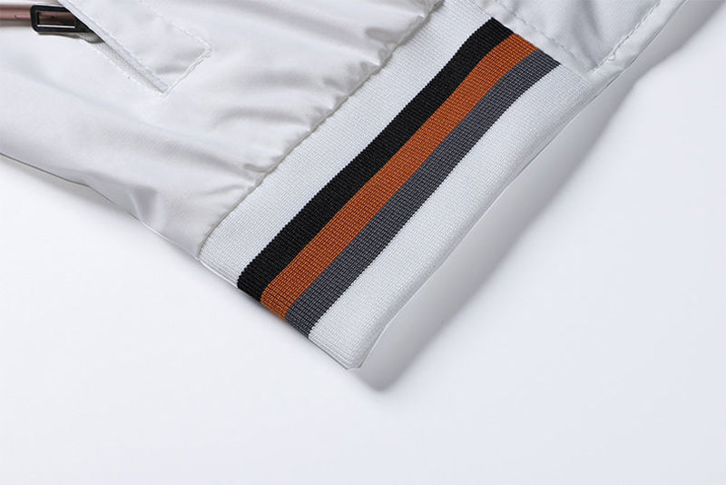 Autumn and Winter Men's Stand Collar Casual Zipper Jacket Outdoor Sports Coat Windbreaker Jacket for Men Waterproof Bomber - Tasawoq