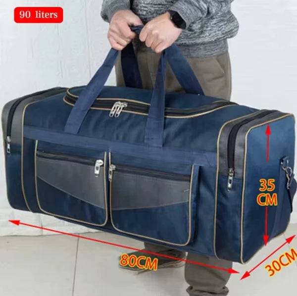 Luggage Travel Bag Gym Fitness Handbags for Women Men Outdoor Sports Shoulder Large Storage Duffel Training Long Distance Bag - Tasawoq