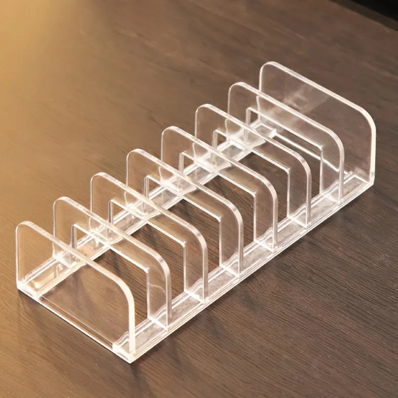 Eyeshadow Palette Organizer Eyepowder Storage Tray Cosmetics Rack Makeup Tools Compartment Holder For Women makeup organizer - Tasawoq