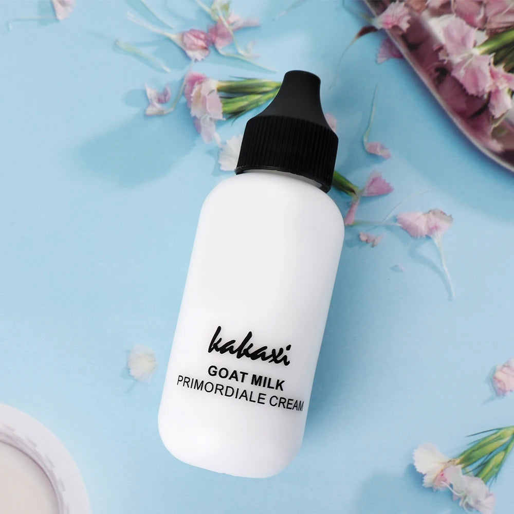 50ml Goat Milk Liquid Foundation Cream Waterproof Oil-control Cover Acne Base Cream Makeup Moisturize Matte Concealer Cosmetic - Tasawoq