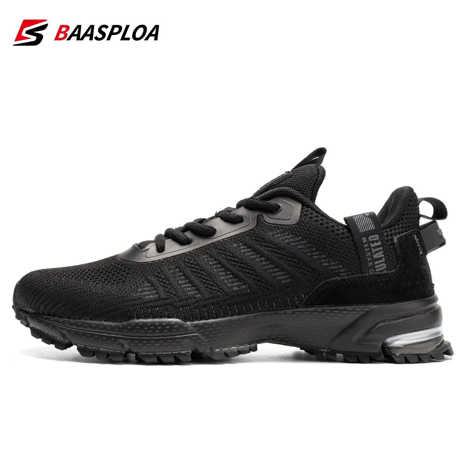 Baasploa Men Running Shoes Lightweight Sneakers Designer Sneaker Male Breathable Tennis Shoe Non Slip 2023 New Sport Shoes - Tasawoq