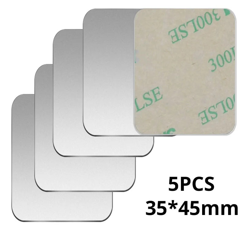 Magnetic Metal Plate For Car Phone Holder Universal Iron Sheet Disk Sticker Mount Mobile Phone Magnet Stand For All Smart Phone