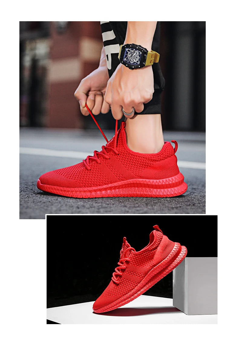 2022 Shoes for Men High Quality Male Sneakers Breathable Fashion Gym Casual Light Walking Plus Size Footwear Zapatillas Hombre - Tasawoq