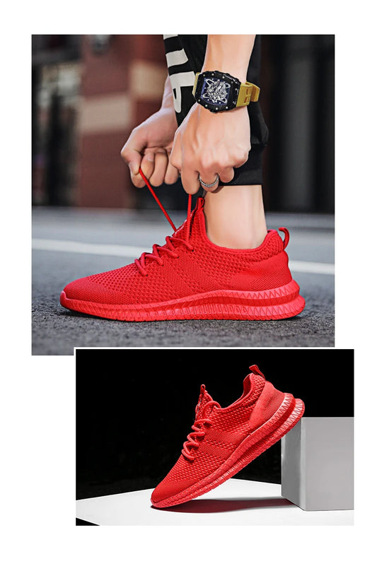 2022 Shoes for Men High Quality Male Sneakers Breathable Fashion Gym Casual Light Walking Plus Size Footwear Zapatillas Hombre - Tasawoq