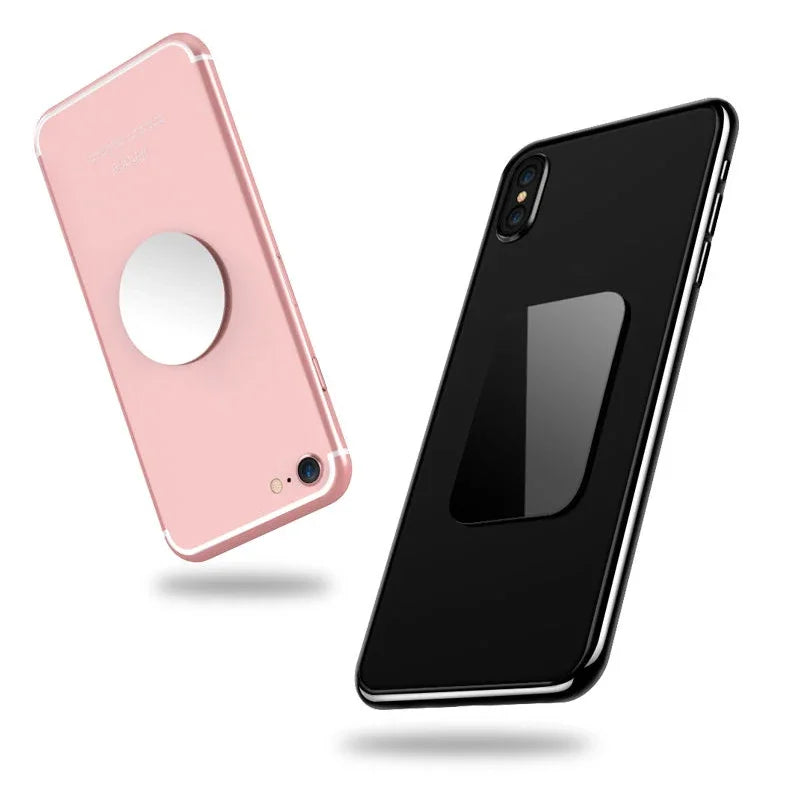 Magnetic Metal Plate For Car Phone Holder Universal Iron Sheet Disk Sticker Mount Mobile Phone Magnet Stand For All Smart Phone