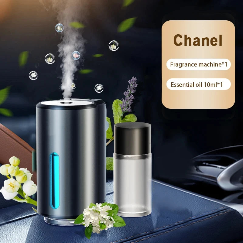 Car Air Freshener Electric Auto Aroma Diffuser Car Air Vent Essential Oil Mist Humidifier Fragrance Diffuser Aromatherapy