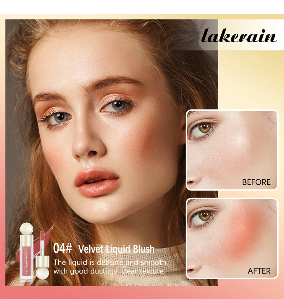 Blush Liquid Blusher Real Makeup Blush Matte Palette Blusher Cosmetics Products Liquid Cream Stick Pink Face raremakeup Beauty - Tasawoq